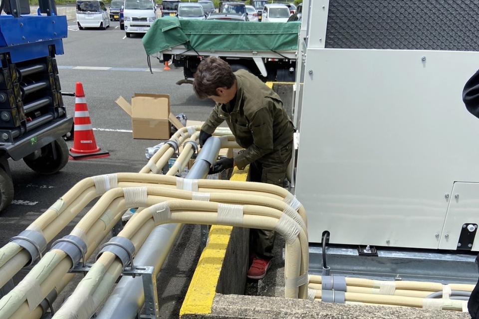 空調設備の設置工事のイメージ画像